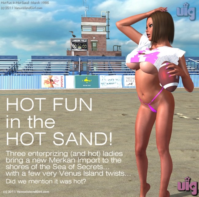 Hot Fun In Hot Sand - Angel Sputz on Cover