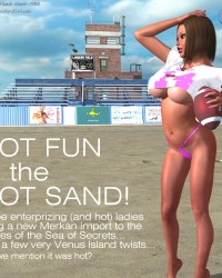 Hot Fun In Hot Sand - Angel Sputz on Cover