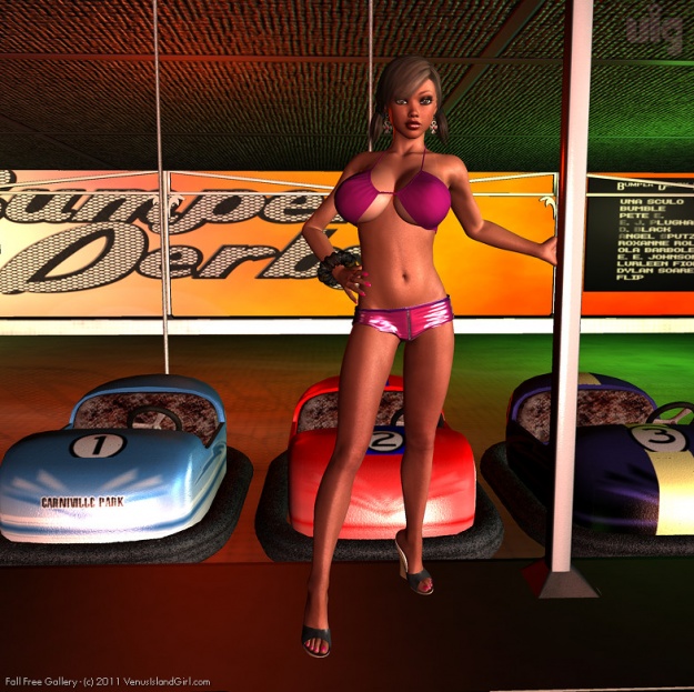 Angel At the Bumper Cars